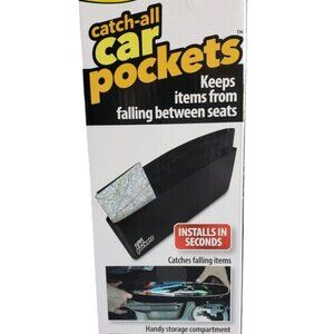 Set of 2 - Catch-All CAR POCKETS - Keeps Items from Falling Between Seats